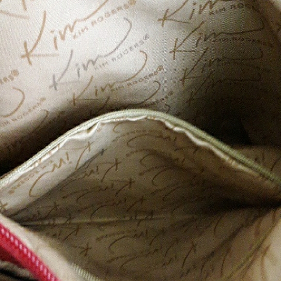 Kim Rogers Red Leather Shoulder Bag - Picture 4 of 11